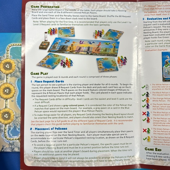 Pelican Cover Board Game with components - Picture 5 of 13